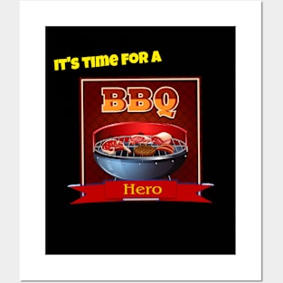 It's time for a Barbecue Hero Posters and Art